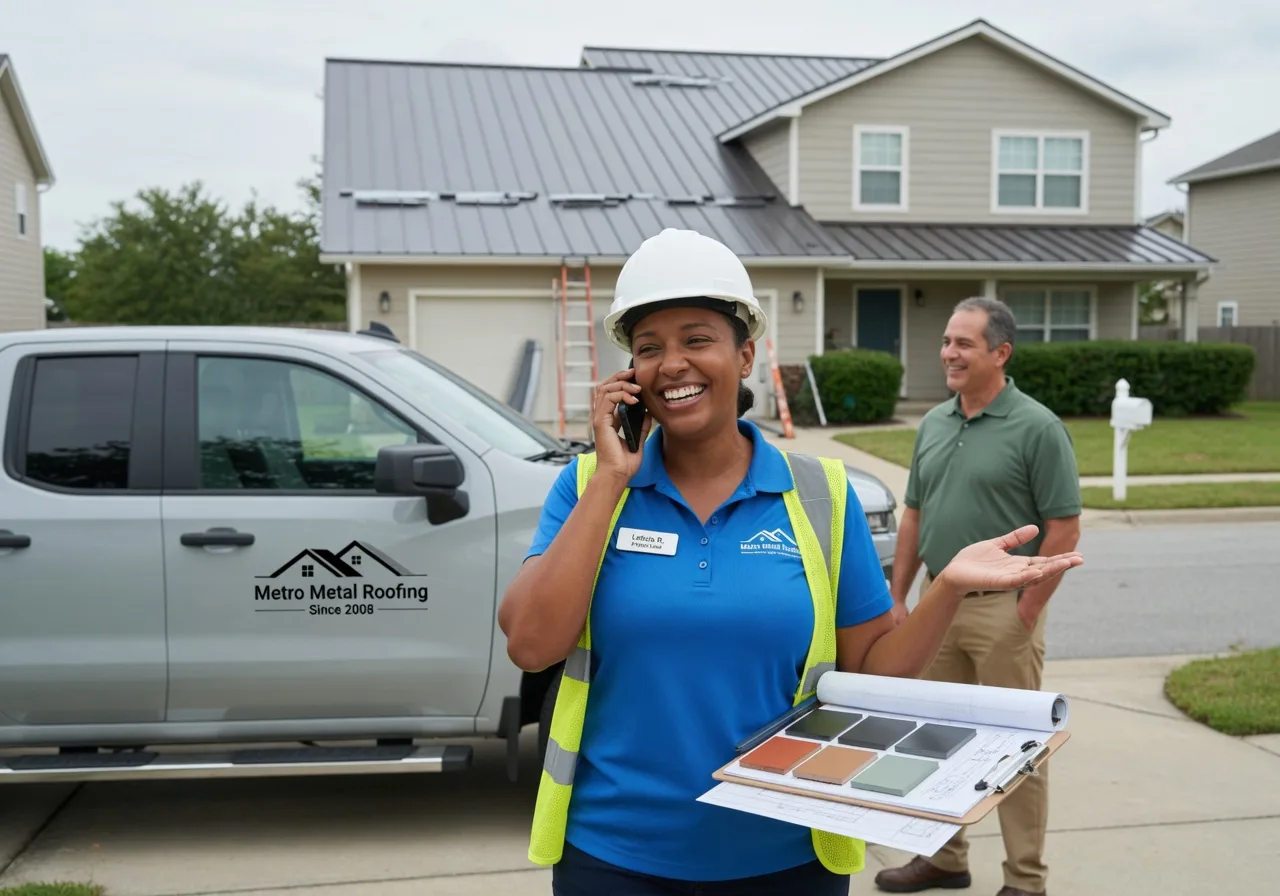 Storm Damage Metal Roof Repair in Hornbeak, TN